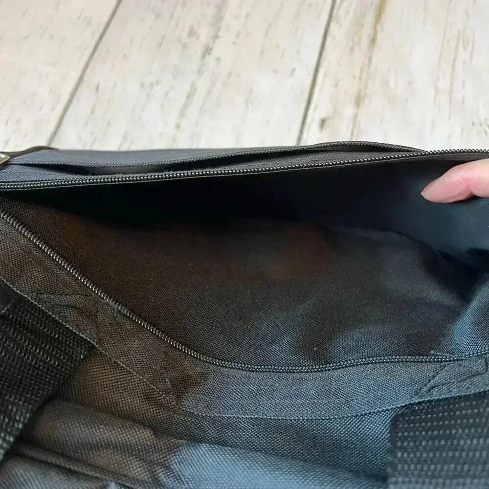 Rockland Canvas Carry On Bag NWT Black Small Travel Duffel Underseat Cargo Tote